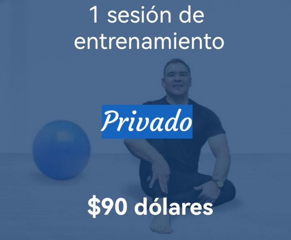 1 sesión de entrenamiento privado