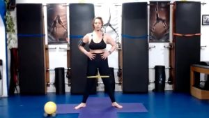 Clase de miniball pesas y bandas 12042021