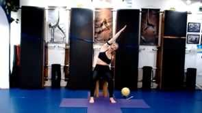 Clase de miniball pesas y bandas