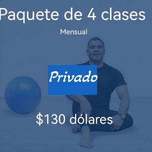 Paquete de 4 sesiones privadas